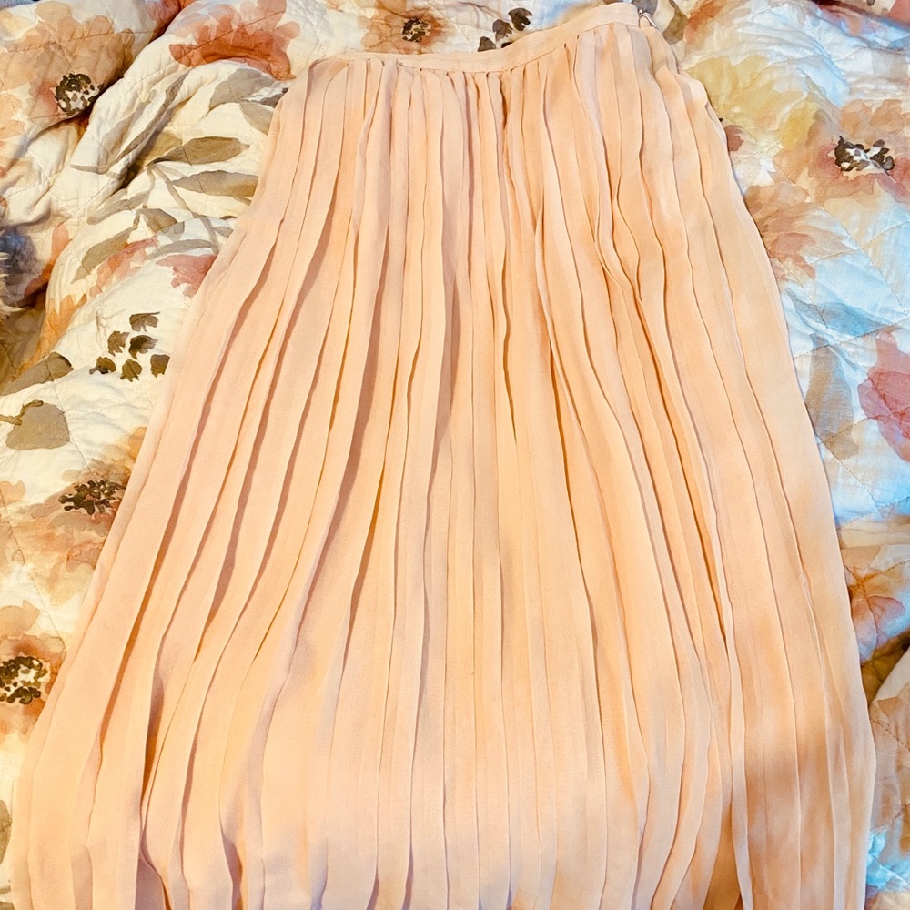 Urban Outfitters Pastel Pink Pleated Skirt